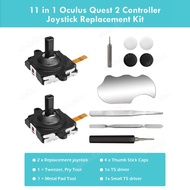 HOT VR Joystick Replacement Kit for Oculus Quest 2 Controller Thumbstick Grips for Meta Quest 2 Hand