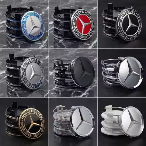 4pcs 75mm Car Wheel Center Hub Caps Cover Auto Accessories For Mercedes Benz Amg C180 C200 C260 W108