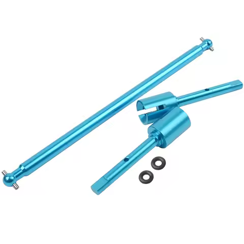 Aluminum Alloy Central Drive Shaft Propeller Joint Set for 1/10 RC Car Accessories Tamiya TT02 TT02D