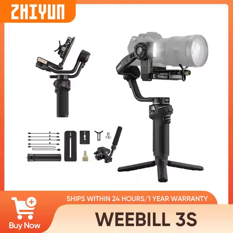 Original ZHIYUN Weebill 3S Camera Gimbal Stabilizer for DSLR Mirrorless Cameras for Sony Canon Panas