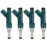 สำหรับ Toyota Prius สำหรับ Lexus CT200H ปลั๊ก Prius 1.8L หัวฉีดน้ำมันเชื้อเพลิง4x 23250-37020