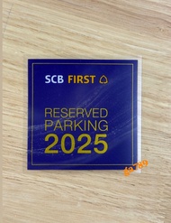 [ส่งฟรี‼️]SCB FIRST 2568 สติ๊กเกอร์จอดรถ [ส่งด่วนฟรี🔥] บัตรจอดรถ SCB