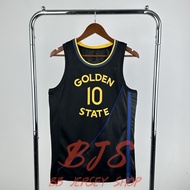 Men Shirt 2024-25 Warriors Basketball Jersey #10 Butler Black Athlete Jersey