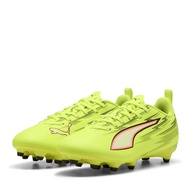Puma Junior Boys Ultra 6 Play Junior  Firm Ground Football Boots (Yellow/Blk-Red) - Sports Direct