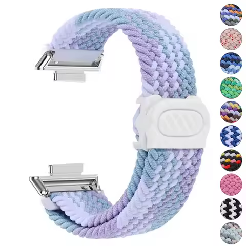 Braided Loop Nylon Magnetic Band For Huawei Watch Fit4/Fit4 Pro bracelet for Huawei Watch Fit /Fit 2