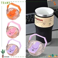 TEAMY Cup Lid, Replacement Transparent Bottle Lid, Universal Multicolor Splash Spill Proof Water Bot