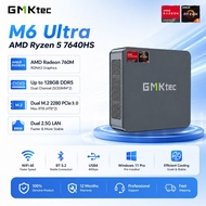 GMK NucBox M6 Ultra MINI PC AMD R5 7640HS AMD Radeon™ 760M DDR5 USB4.0 WIFI6E BT5.2 Office/Gaming Co