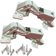 2-Pack 180 ° -175 ° Cabinet Hinge -Yueziye 180 ° Hidden Frameless Kitchens Cabinet Corner Door Hinge
