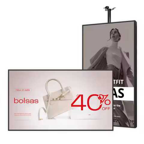 ODM/OEM Custom LCD Display Advertising Digital Signage Wall-Mounted Welcome Display for Retail Store
