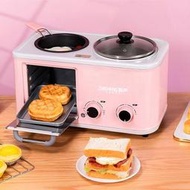 【家用烤箱】四合一早餐機電烤箱 烤麵包機三明治機 會銷拓客引流活動禮品