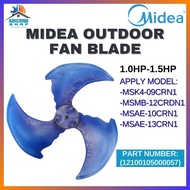 MIDEA OUTDOOR FAN BLADE 1.0HP-1.5HP MSK4-09CRN1/MSMB12CRN1/MSAE/10/13CRN1 AIRCOND OUTDOOR FAN BLADE (12100105000057)