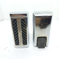 Karet Foot Step Belakang Besi Crome Shogun Smash ZX130 1 Set Sepasang