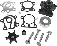 WINGOGO 6J8-W0078-A1-00 Water Pump Impeller Repair Kit with Housing for Yamaha Outboard 25 30 HP 198