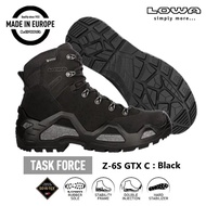 Lowa Z-6S GTX C รองเท้าบูทแทคติคอล สูง 6 นิ้ว หนังกลับด้านบน บุผ้า Gore-Tex ด้านใน กันน้ำ กันลื่น ระ