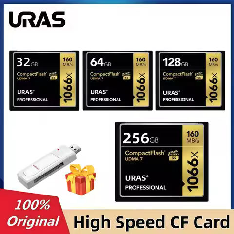 Original Professional 1066x CF Memory Card 16GB 32GB 64GB 128GB 256GB UDMA Speed Up to 160MB/s SLR C