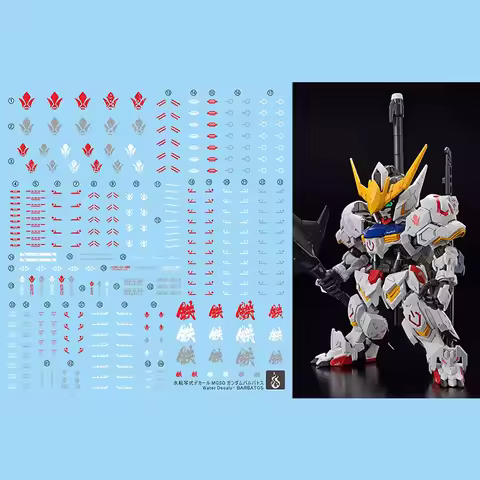 YAN Water Decal for MGSD Barbatos Iron-blooded Orphans ASW-G-08 Fourth Form Assembly Model Fluoresce