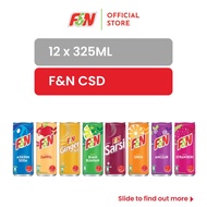 F&N Orange /Zappel /Ice cream soda/ Sarsi/ Strawberry/ Fruitade/ Grape [325ML X 12]