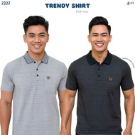 Men's Casual Striped Collar T-Shirt - Men's Collar T-Shirt Men's Collared Tops for Teenagers and Adu