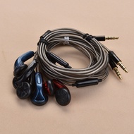DIY Flat Head 3.5 Headset mx500 with Wheat Fever hifi Unit Subwoofer Wired Headset