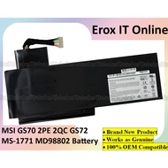 MSI GS70 2OD 2PC 2PE 2QC 2QD 2QE GS72 MS-1771 MS-1772 MS-1773 MS-1774 MEDION X7613 MD98802 BTY-L76 L