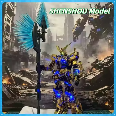 NEW SHENSHOU Model MGEX Phenex MG 1/100 Rx-03 Unicorn 03NT with Base 2206A/B Electroplate Assembly M