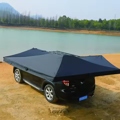 L new camping product Outdoor Camping Car Awning Car Roof Side Shelter Awning Free Standing Foxwing 