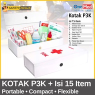 First Aid Box + 15pcs ONEMED Brand First Aid Box Set Portable First Aid CONTENTS 15pcs Emergency Eme