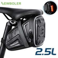 NEWBOLER Waterproof Bicycle Saddle Bag, Mountain Bike Road Bike Saddle Bag, Reflective Strip Bicycle