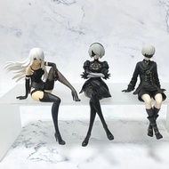 Game NieR Automata figurine 2B 9S sitting posture pvc model toys