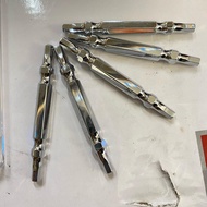 Screw Bit with 2 Hexagonal Heads, 1/4 Body, 4mm Tail (H4), WHR GERMAN International Standard S2 Stee