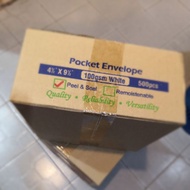 4.5x9.5 white envelope 500pcs