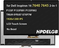 Replacement for Dell Inspiron 16 7640 7645 2-in-1 P133F P133F001 P133F002 TR0J9 0YRJ07 07XP7W 16.0" 