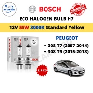 BOSCH Eco H7 Halogen Headlamp Bulb 12V 55W H7 Bulb for Peugeot 308 T7 (2007-2014) / 308 T9 (2015-201