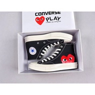 CDG PLAY x Converse Classics Original Authentic Canvas Shoes Shoelace Student Sneaker Rubber Sole Un