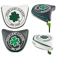 Golf Putter Cover Magnetic Mallet Odyssey 2 Ball Tailor Made Spider Putter Cover Clover White Black