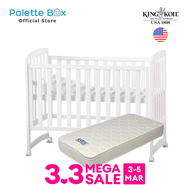 Preorder April 2024 [Palette Box] Sweet Dreams Avant Garde 10-in-1 Baby Cot with ACS + King Koil Baby OrthoGuard 3 Latex Foam Mattress
