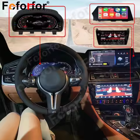 Android 12 Digital cluster For BMW 3 Series F30/ 5 Series F10/ 5GT F07/ F48/ X5 F15 Android Radio Mu