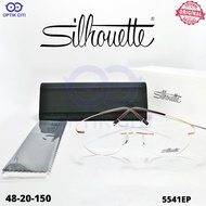 Frame Kacamata Pria Wanita Orginal Rimless Bor Silhouette 5541 EP Titanium Original