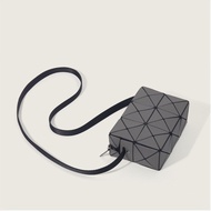 ✨Ready Stock Female Bag✨Japan Issey Miyake Same Style Rhombus Cupid Box Bag Mini Geometric Small Square Box Pillow Bag Small Square Bag Niche All-Match Crossbody Bag Crossbody Female Bag
