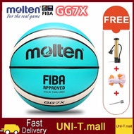 GG7X  BG5000 BG4500 GQ7X MOLTEN BASKETBALL molten original basketball with Free Netbag, Pin,Pump