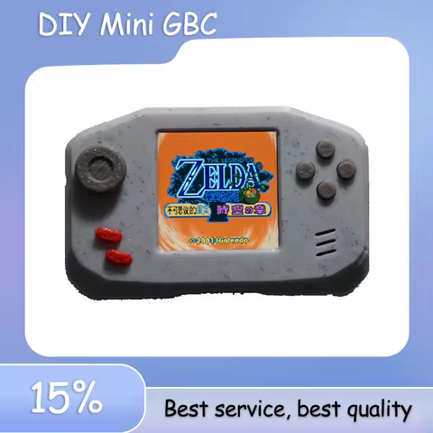 Retro 3D printed mini Game Boy Color 1.3-inch portable handheld game console