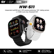 HW-S11 CALL Smartwatch - 4G/5G SIM, 700mAh, 4+64GB, 500W camera, GPS, Android 8.1, music and health 