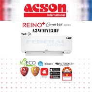 (FREE SHIPPING)ACSON 1.5HP INVERTER AIRCOND A3WMY15BF