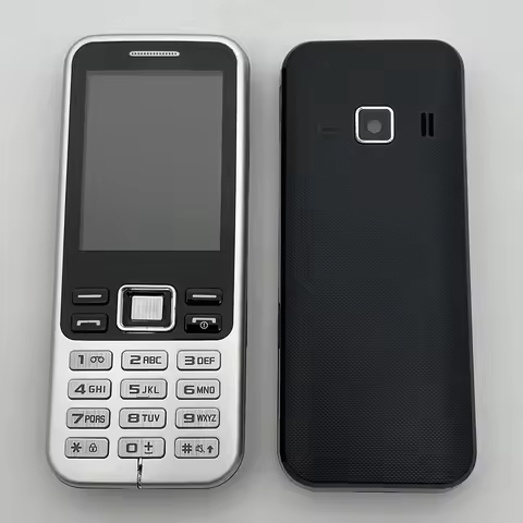 Original C3322 GSM 2G Dual-Sim Mobile Cell Phone 2.2'' 2MP English/Russian/Arabic Keyboard Unlocked 
