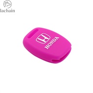 Limited-time offer Silicone 2-button  Key  Case  Flexible Car Remote Control Cover Colorful Keychian Holder For Civic