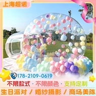 Inflatable Starry Sky Tent Camping Airbnb Decorative Snowball Outdoor Popular Bubble House for Parti