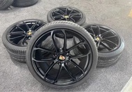 21吋新款保時捷 macan 黑武士花瓣輪轂 前265/40/R21後295/35/R21倍耐力輪胎