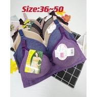 [Ready Stock]138# Extra Full Cup Bra /size 36-50 (C cup),Cotton Bra /Baju dalam wanita size besar大码内