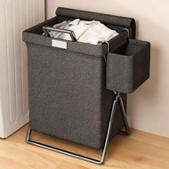 [in stock] High-end, stylish, foldable laundry basket for dirty clothes, a household essential with 