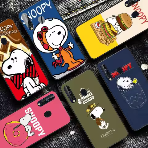 Cartoon S-Snoopy Dog Phone Case For Samsung A 10 11 12 13 20 21 22 30 31 32 40 51 52 53 70 71 72 73 